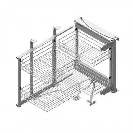 Волшебный угол, MAXIMA CLASSIC Corner Front, 900мм, правый, с доводчиком, хром, Rejs